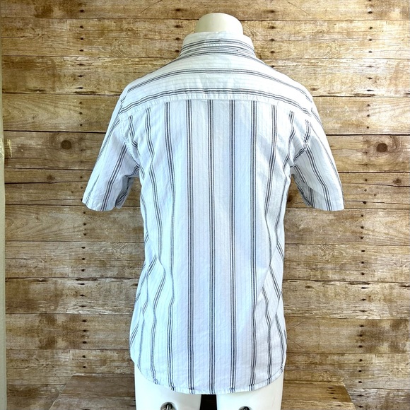 Natural Blue Large Mens Shirt Stiped by Visitor - Picture 4 of 7